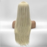 Длинный парик без челки из термоволос 733, цвет MIX613-122 красивый блонд