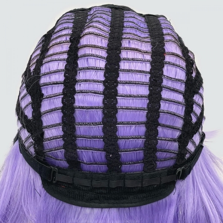 Парик каре BOB цвет T1B-LIGHT PURPLE светлый пурпурный, термоволосы