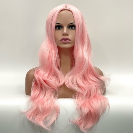 Парик SX157 цвет N18 розовый, термоволосы