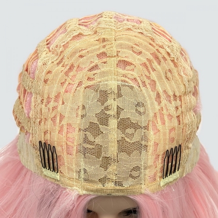 Парик SX157 цвет N18 розовый, термоволосы