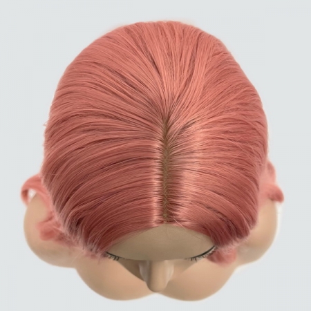 Парик SX157 цвет N20 розовый пудровый, термоволосы