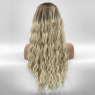 Длинный волнистый парик из термоволос 745, цвет Y8-MIX613-122 красивый блонд с темными корнями