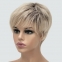 Короткий женский парик из термоволос 769, цвет Y6-BLONDMIX блондин с темной прикорневой
