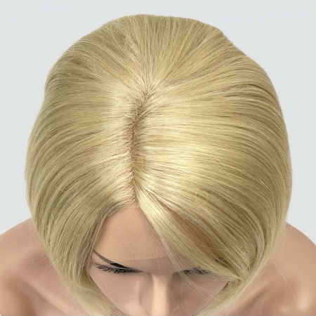 Парик с сеткой Hania Lace Front: цвет 122 блондин с холодным оттенком