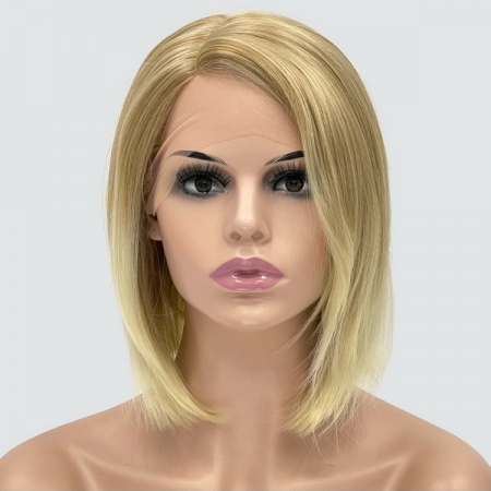Парик с сеткой Hania Lace Front: цвет 15BT613 блондин с осветленными концами