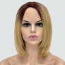 Парик с сеткой Hania Lace Front: цвет 24BYS33 пшеничный блондин с темными с красноватым корнями