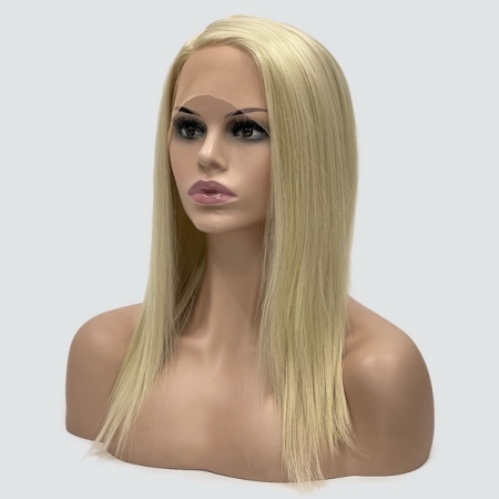 Парик с сеткой Lyryca Lace термоволосы: цвет 122 блондин с холодным оттенком
