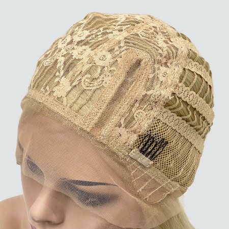 Парик с сеткой Lyryca Lace термоволосы: цвет 122 блондин с холодным оттенком