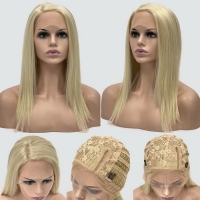 Парик с сеткой Lyryca Lace термоволосы: цвет 122 блондин с холодным оттенком