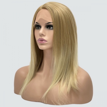 Парик с сеткой Lyryca Lace термоволосы: цвет 15BT613 блондин с осветленными концами