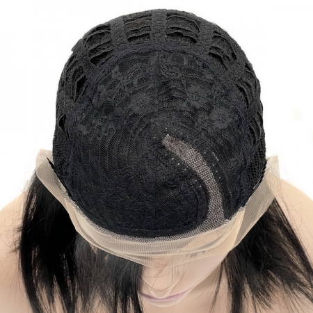 Парик с сеткой Hania Lace Front: цвет 2 природно-черный