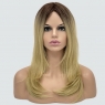 Длинный парик с пробором на сетке Whiskey Lace цвет Y928H светло-пшеничный блондин с темной прикорневой