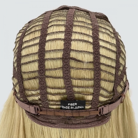 Длинный парик с пробором на сетке Whiskey Lace цвет Y928H светло-пшеничный блондин с темной прикорневой